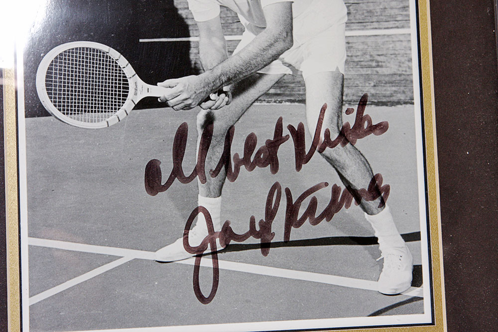 Tennis Legend Jack Kramer Autographed Collection