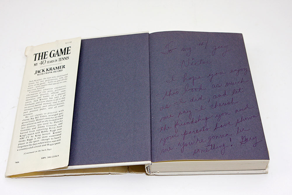 Tennis Legend Jack Kramer Autographed Collection