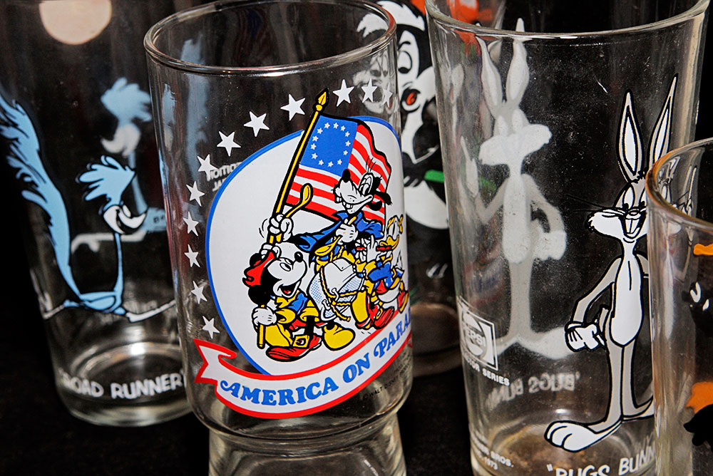 Disney and Looney Tunes Glasses