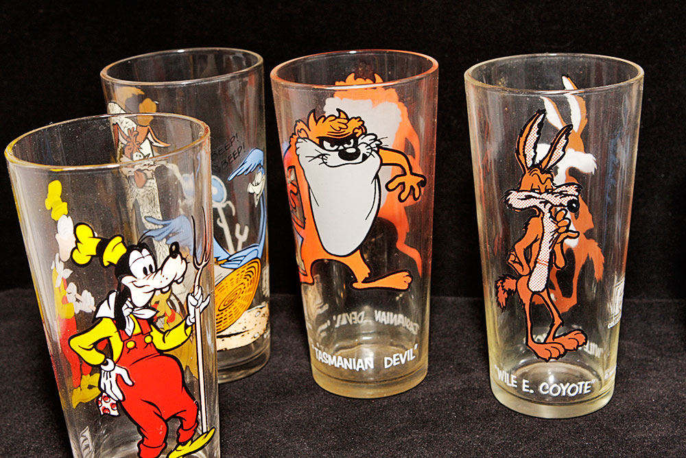 Disney and Looney Tunes Glasses