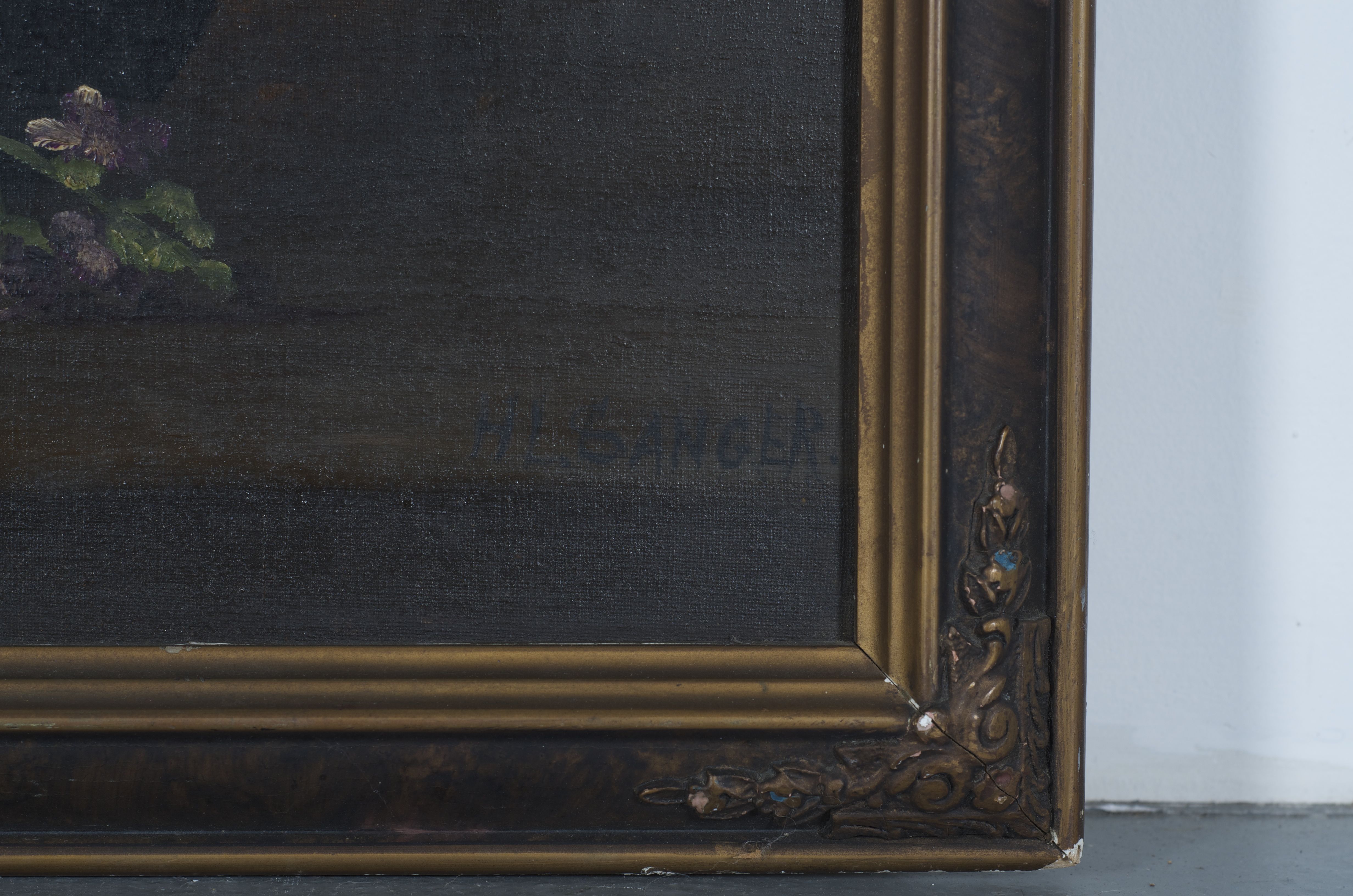 Floral Still Life by H.L. Sanger