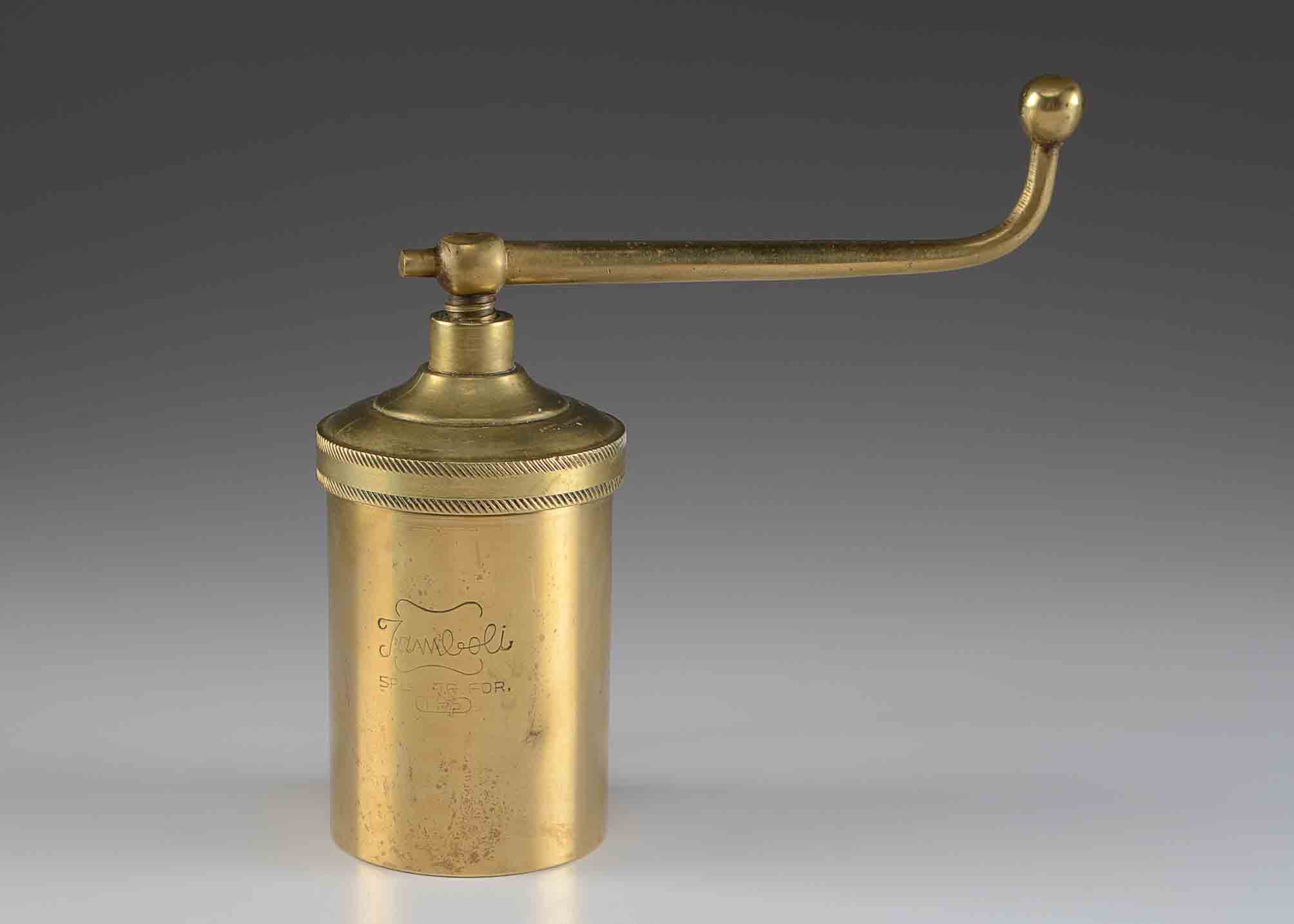 A Vintage Brass Tamboli Pasta Press