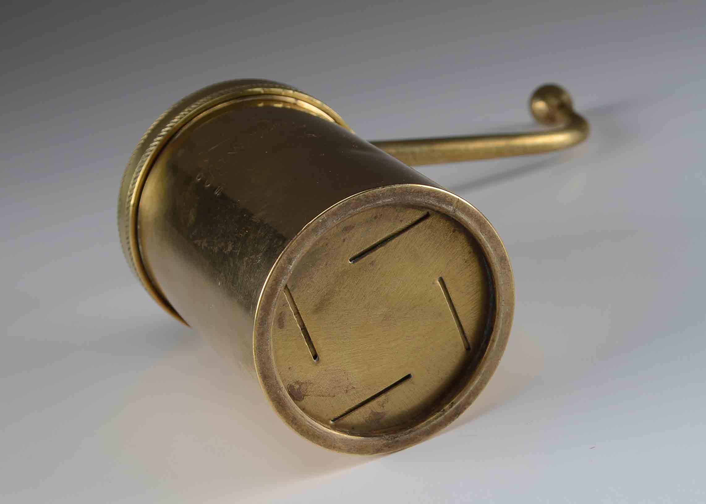 A Vintage Brass Tamboli Pasta Press