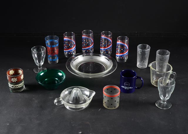 Assortment of Vintage Glassware
