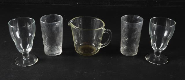 Assortment of Vintage Glassware