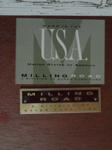 Baker Furniture Milling Road West Indies Collection Coffee Table