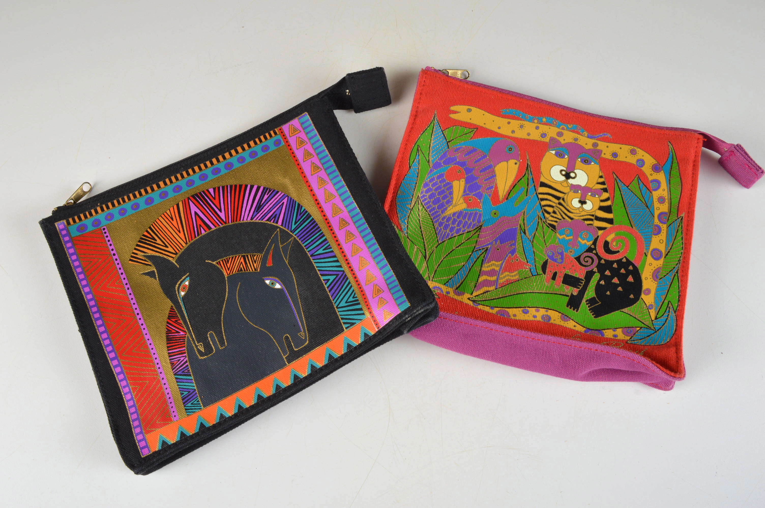Collection of Eleven Laurel Burch Cosmetic Cases 