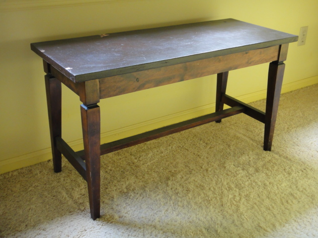 19th Century Wood Veneer Tonk Piano Bench
