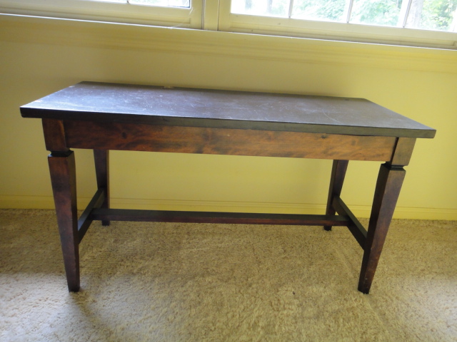 19th Century Wood Veneer Tonk Piano Bench