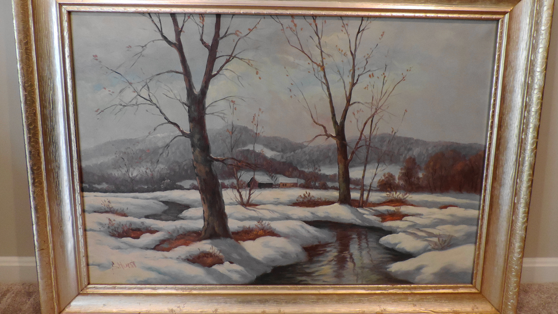 S. Hurst Oil Painting