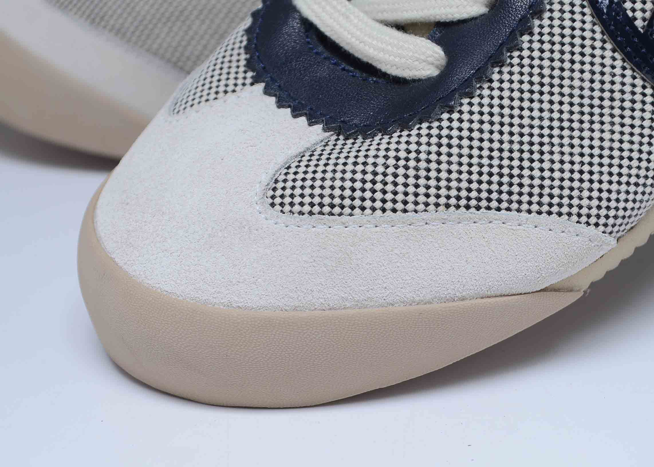 Pair of Tory Burch Suede and Leather Sporty Lace Up Shoes