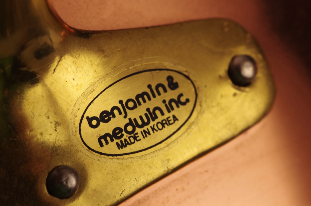 Benjamin and Medwin Inc. Copper Cooking Pots with Brass Handles