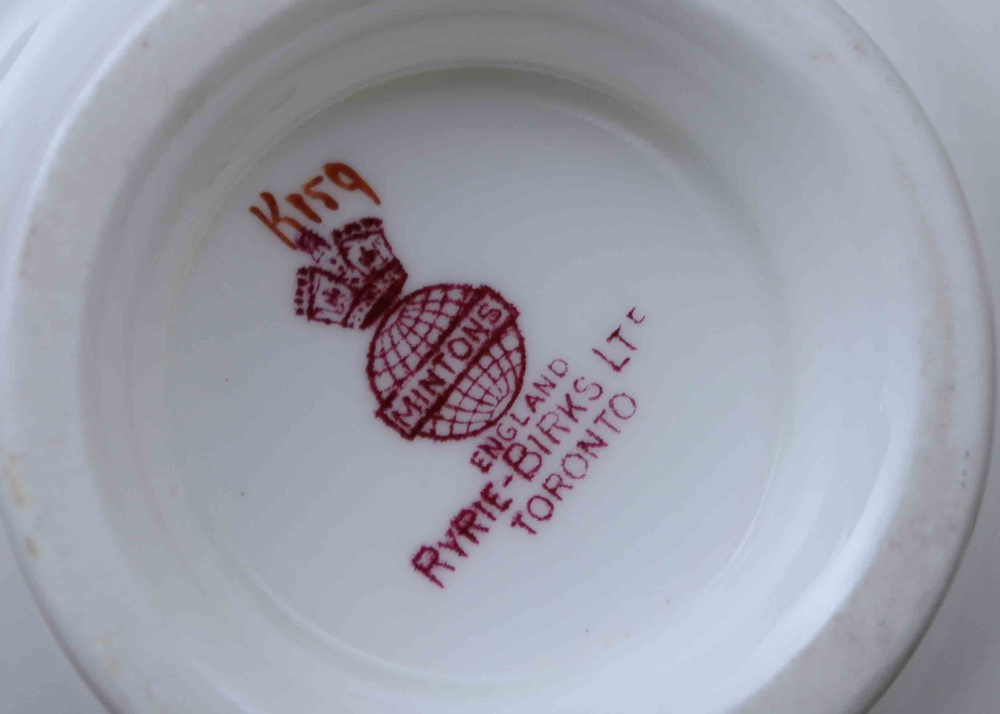 Minton China Cream Soup Cups and Saucers