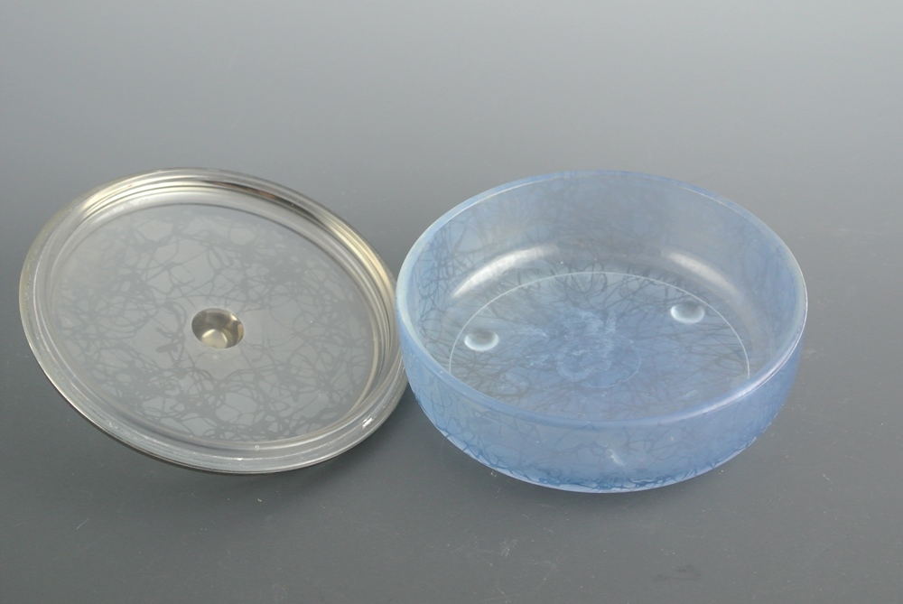 Vintage Glass Powder Box, Calvin Klein Purse Mirror & More