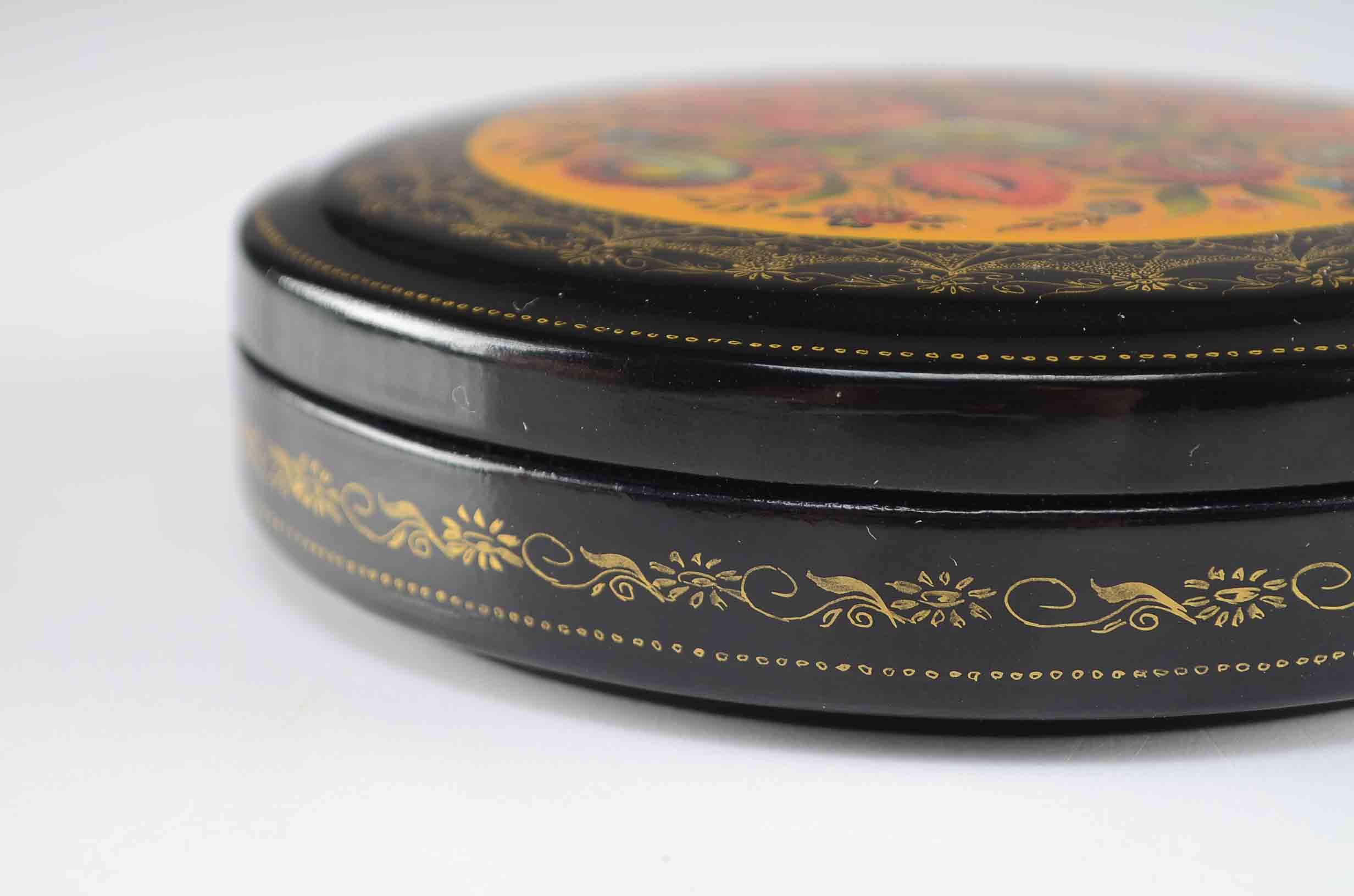 Russian Lacquer Palekh Trinket Box