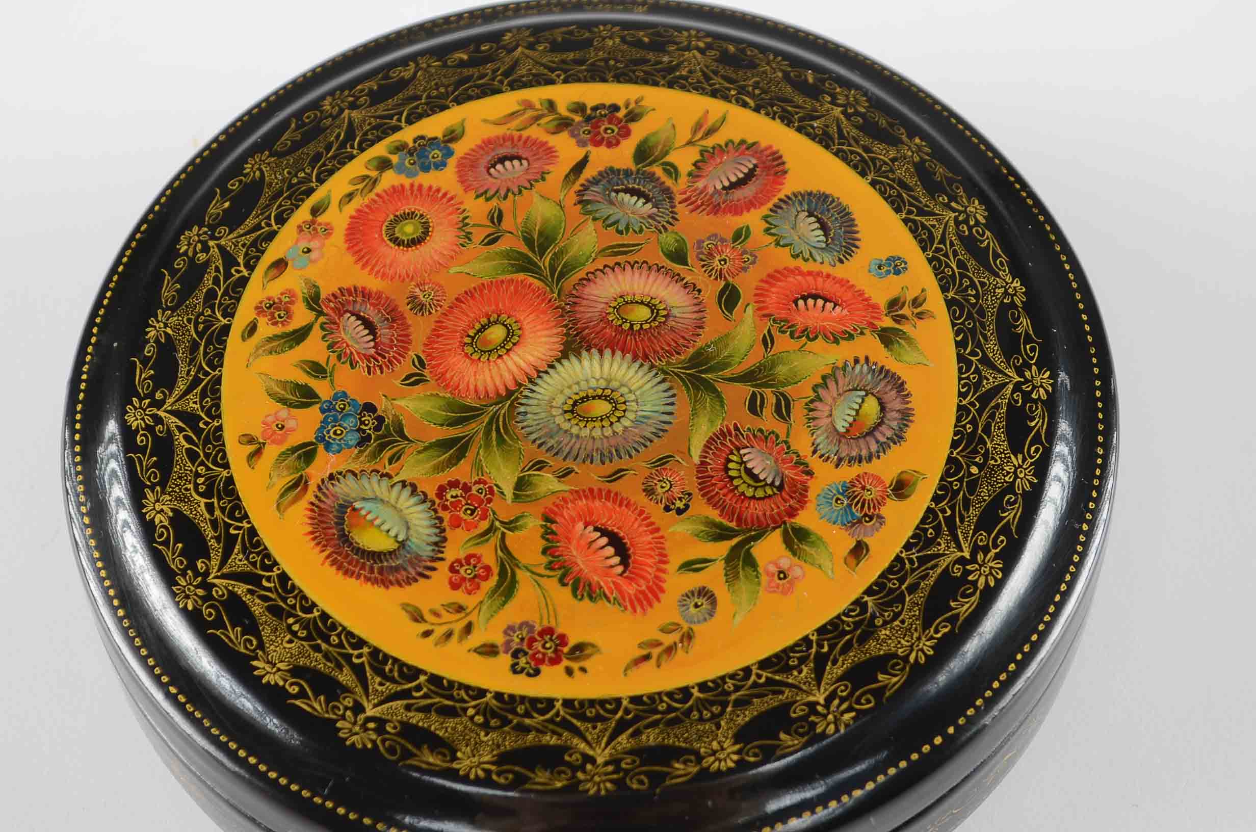 Russian Lacquer Palekh Trinket Box