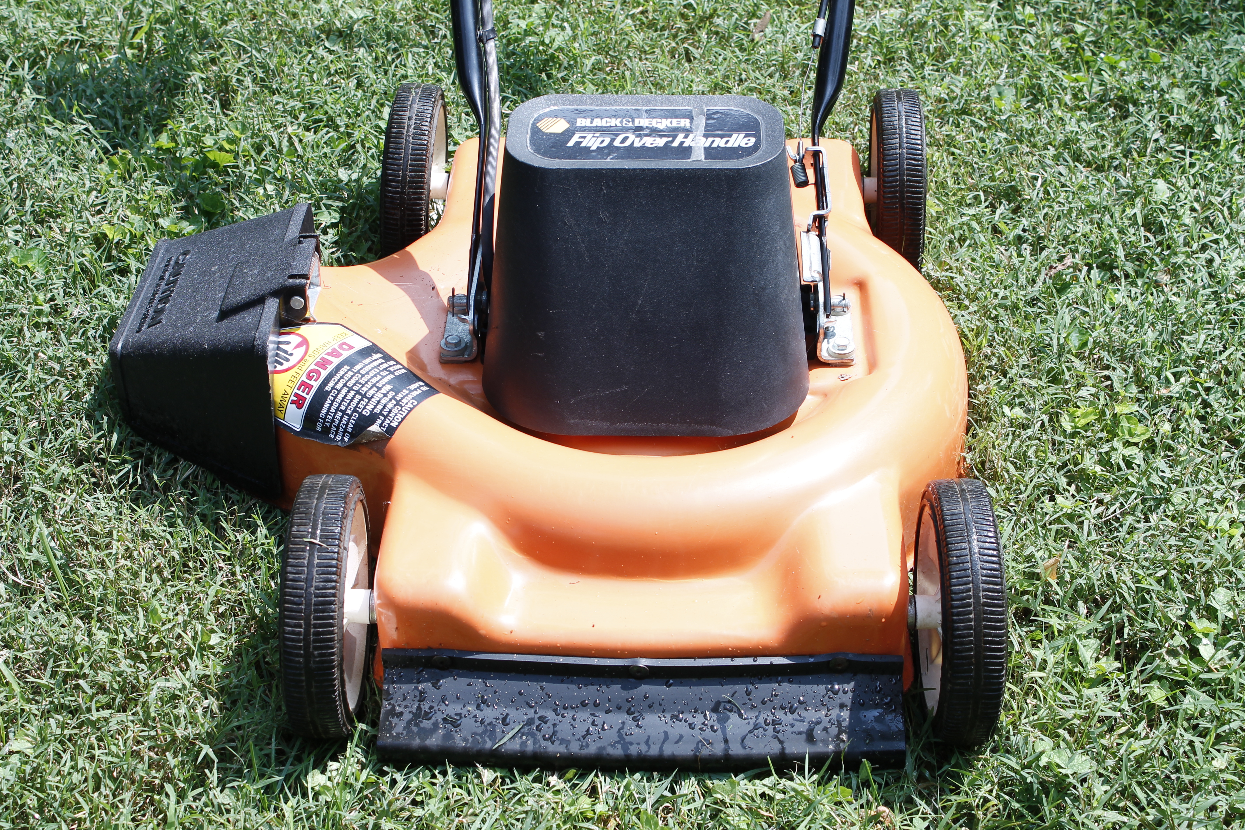 Black and Decker Flip Over Handle Electric Mower