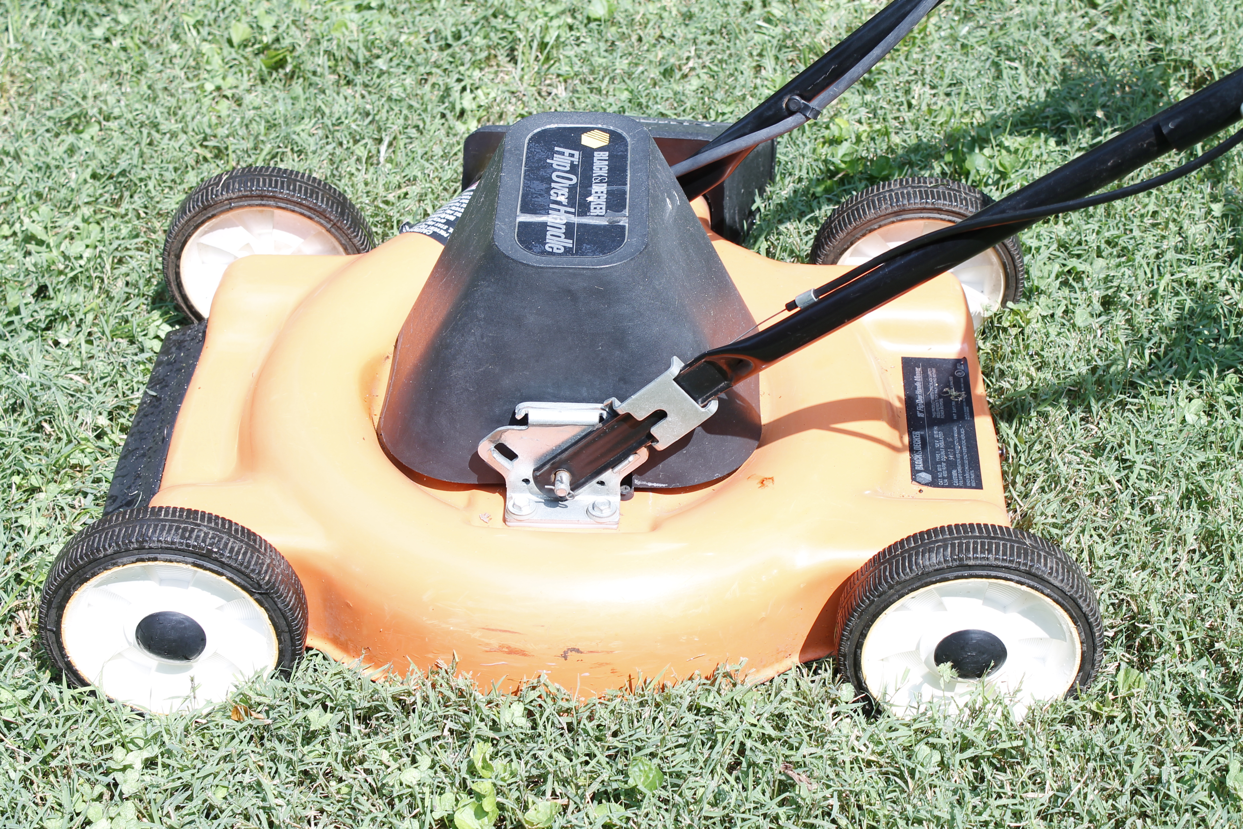 Black and Decker Flip Over Handle Electric Mower