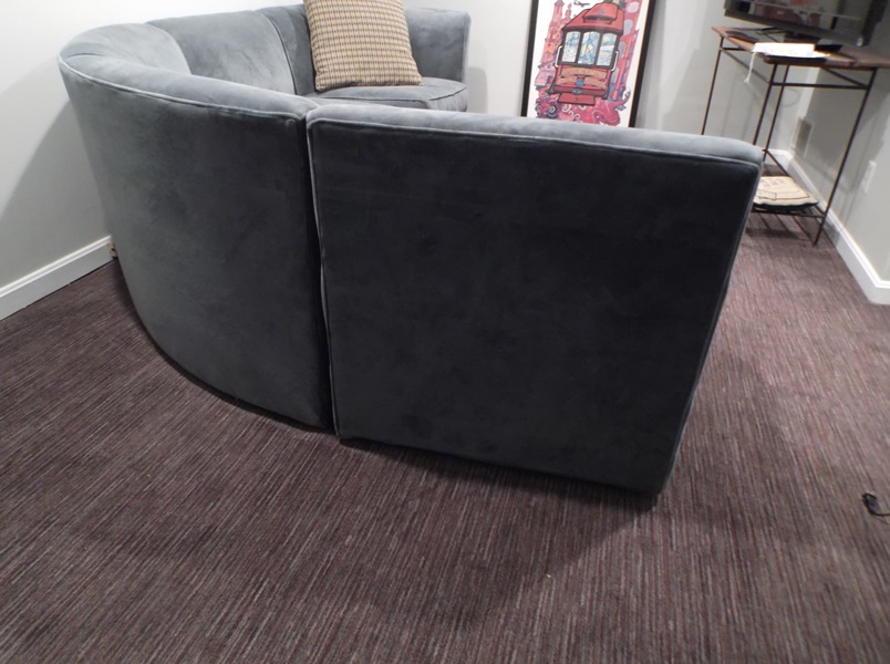 Rowe Four-Piece Curved Sectional Sofa