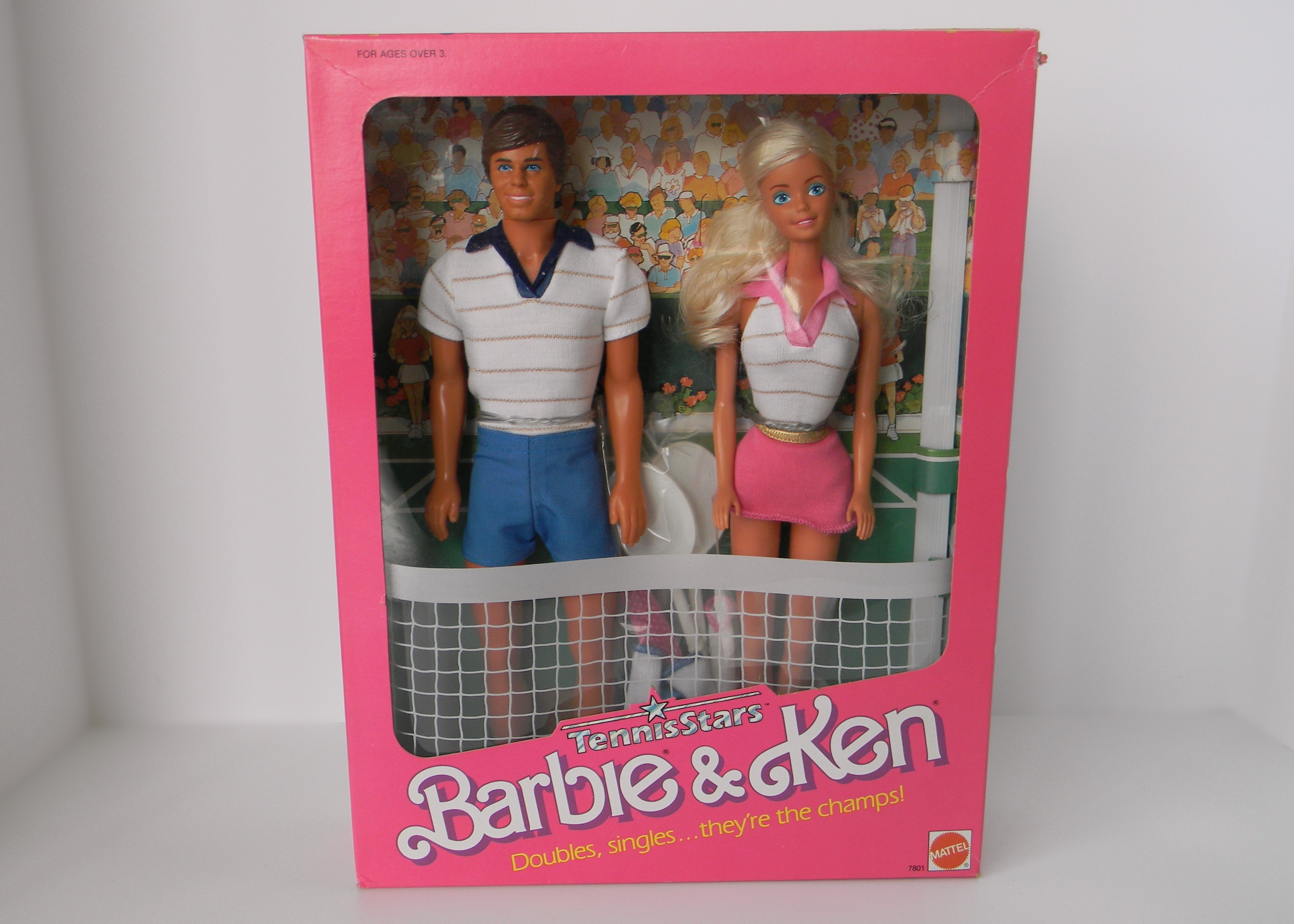 Vintage 1988 Barbie & Ken Tennis Stars