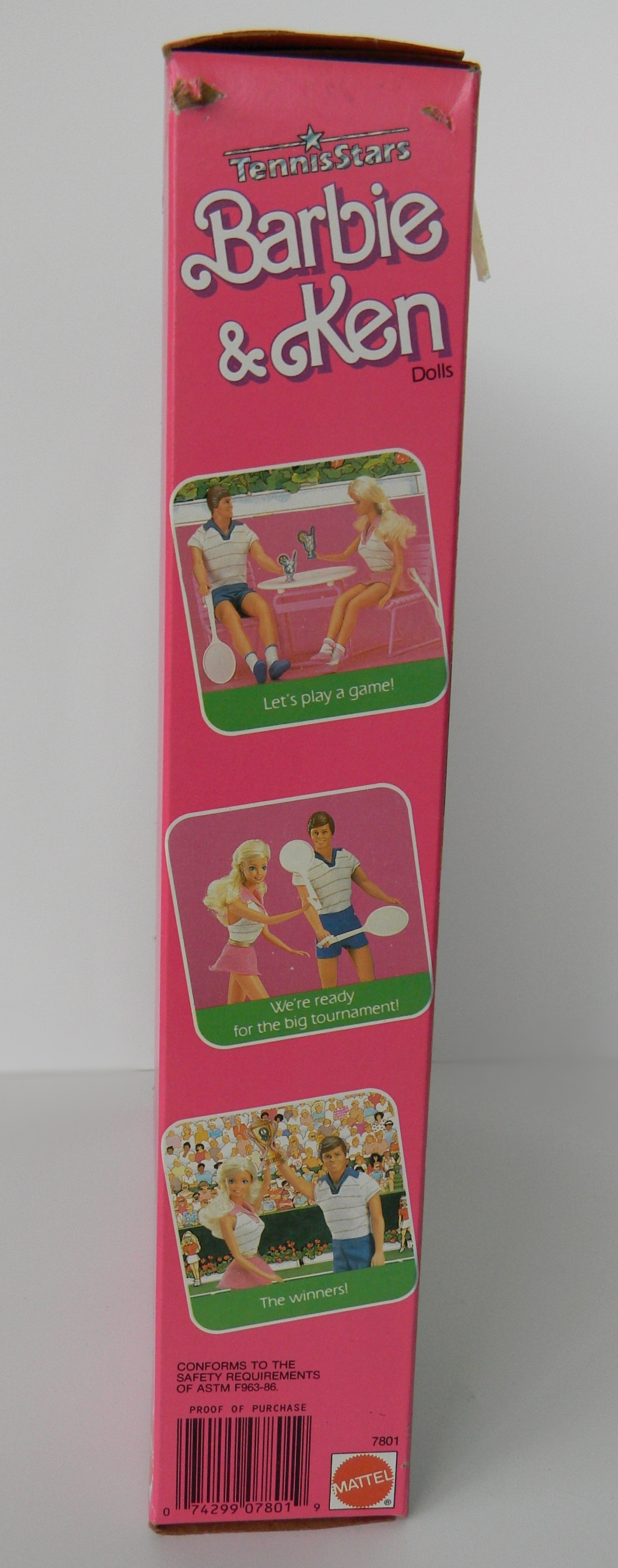 Vintage 1988 Barbie & Ken Tennis Stars