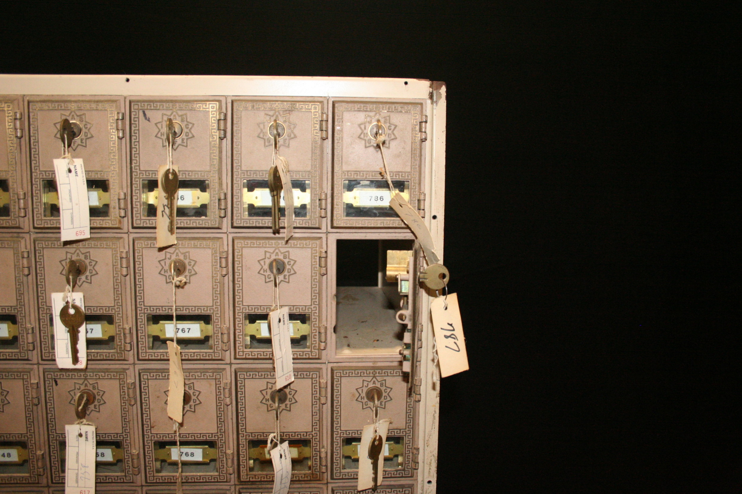 Vintage Apartment Mailboxes