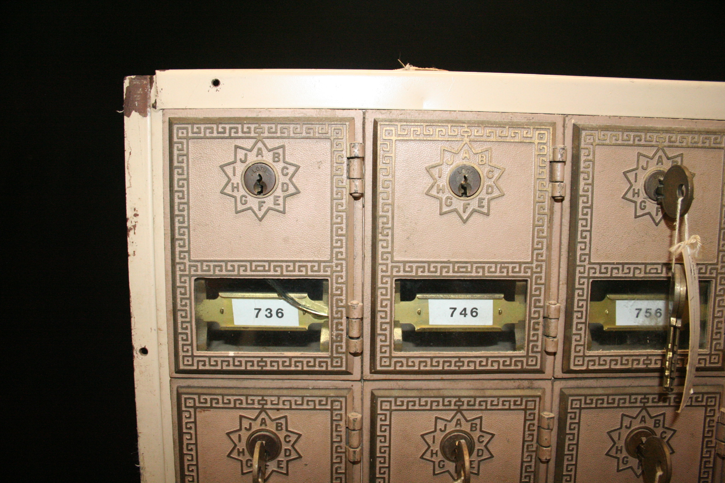 Vintage Apartment Mailboxes