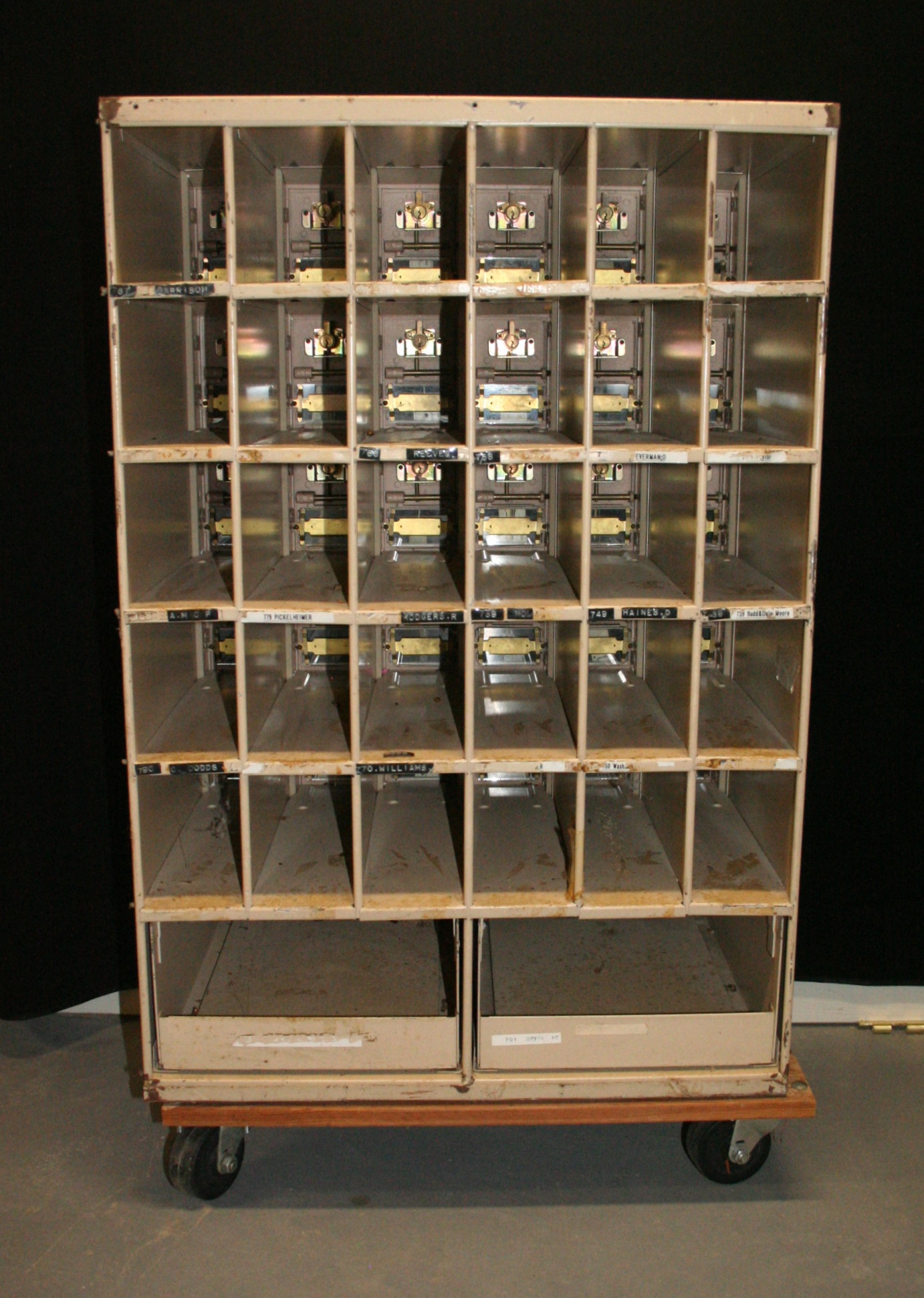 Vintage Apartment Mailboxes