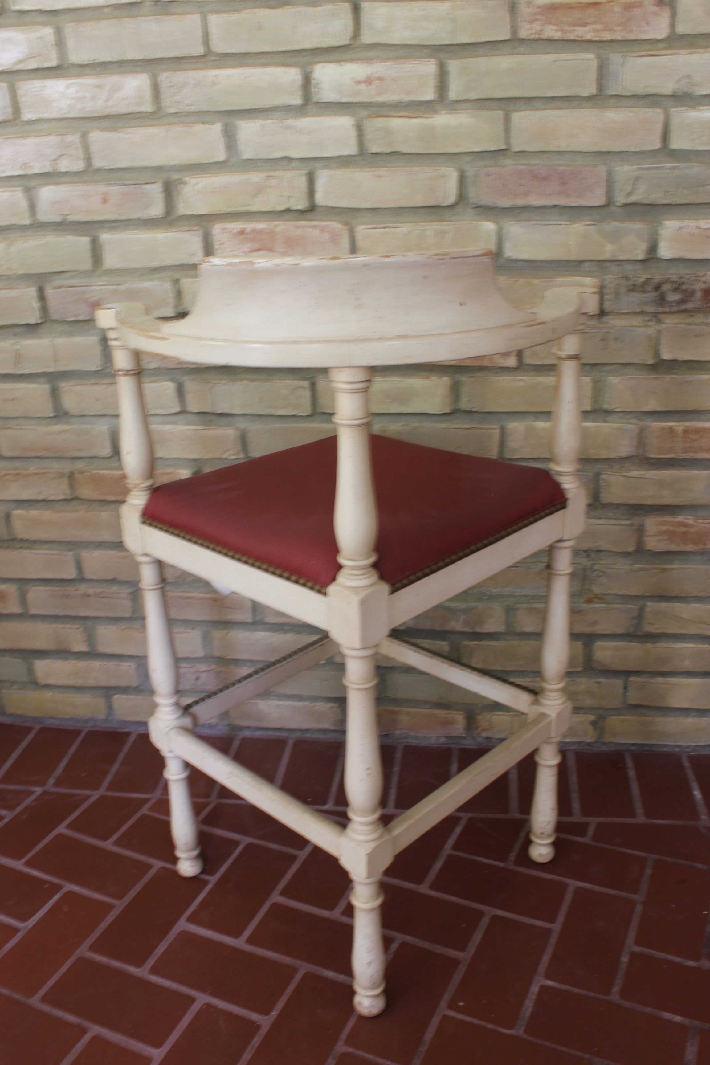 Set of Four French Country Style Bar Stools