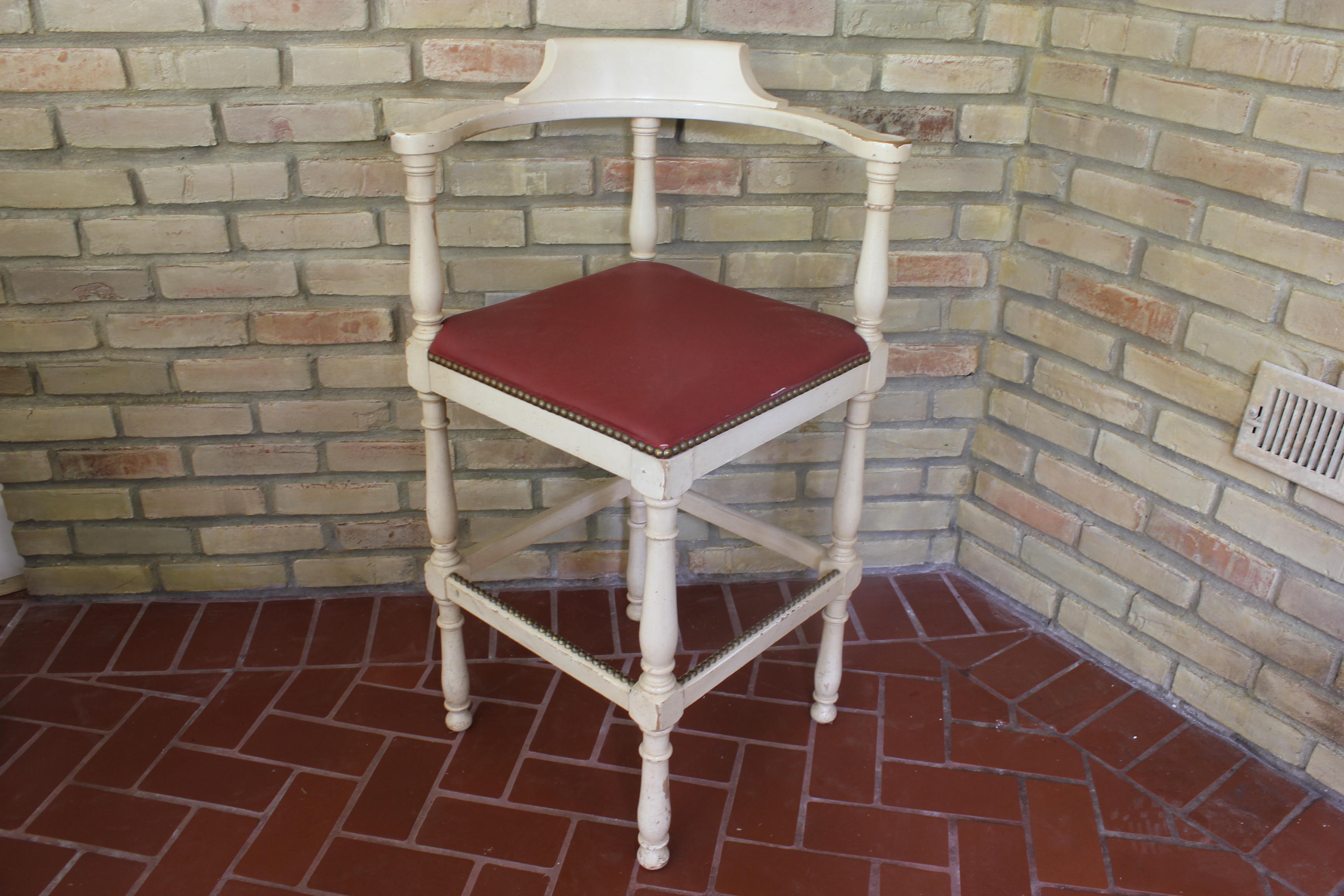 Set of Four French Country Style Bar Stools