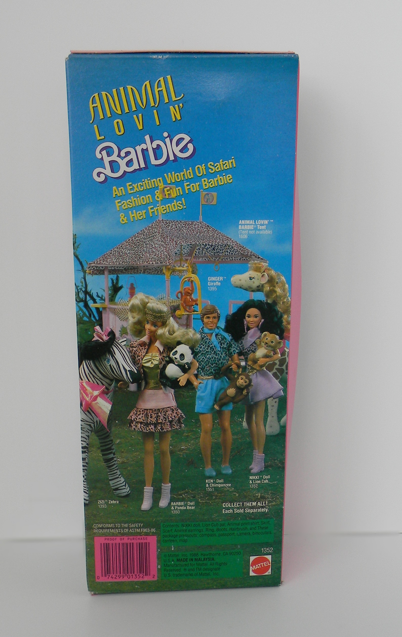 Vintage 1988 Animal Lovin' Barbie and Nikki Dolls