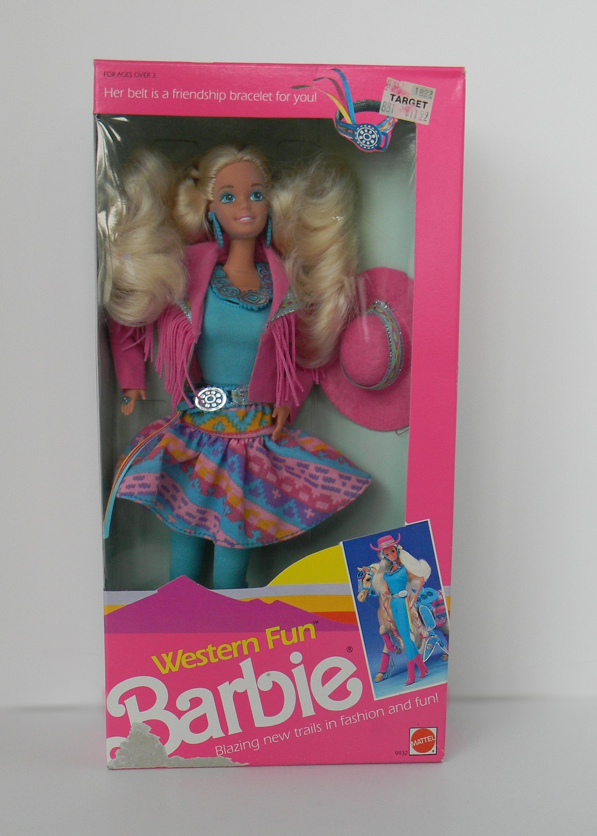 1989 Western Fun Barbie Doll Collection