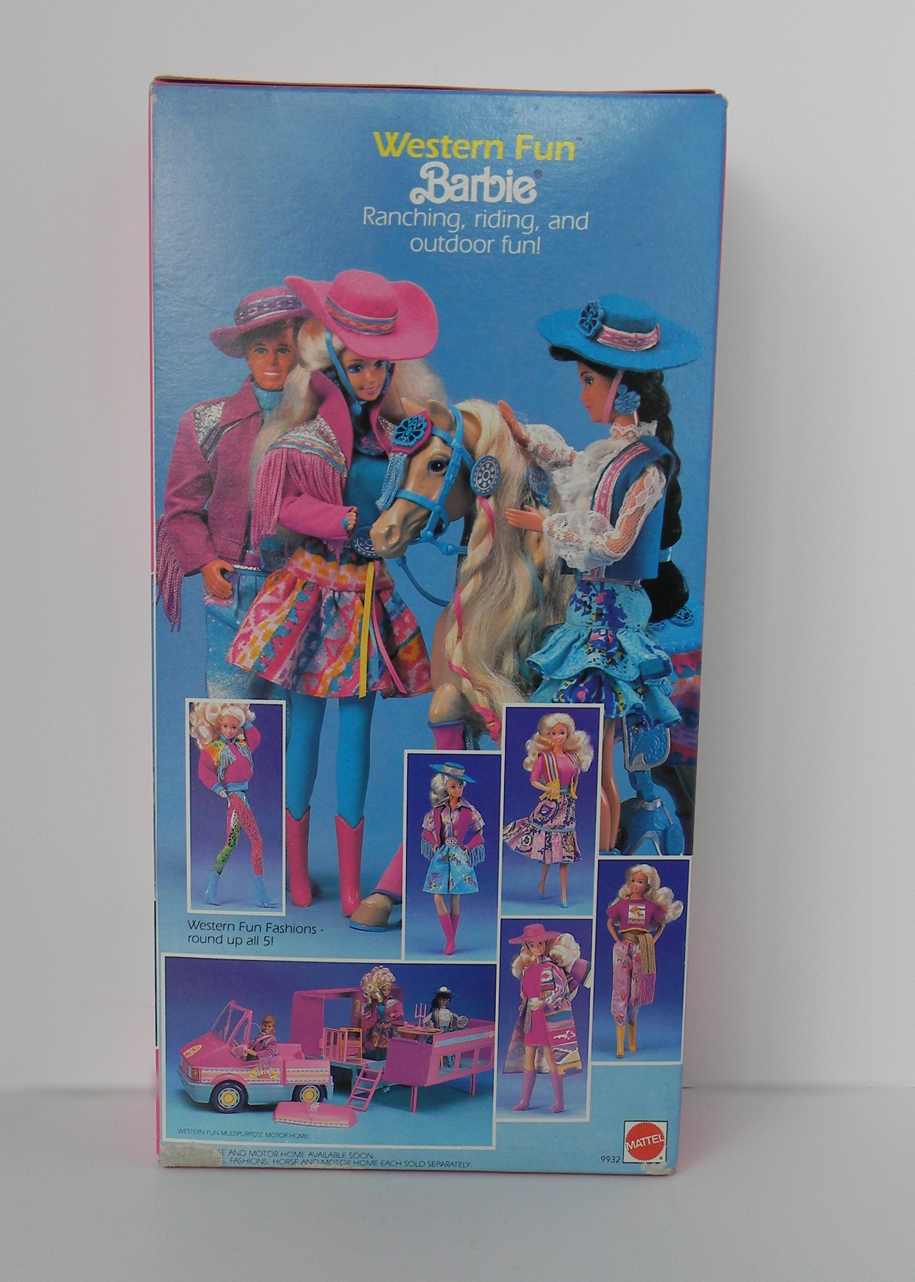 1989 Western Fun Barbie Doll Collection