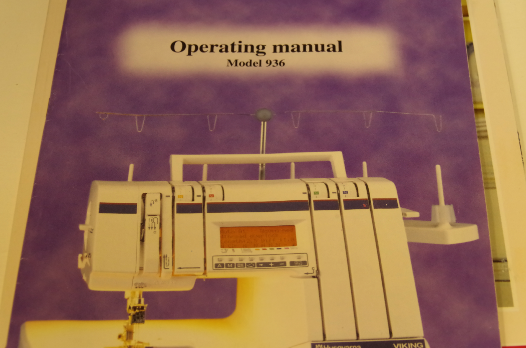 Viking Husqvarna Huskylock 936 Serger, and Supplies