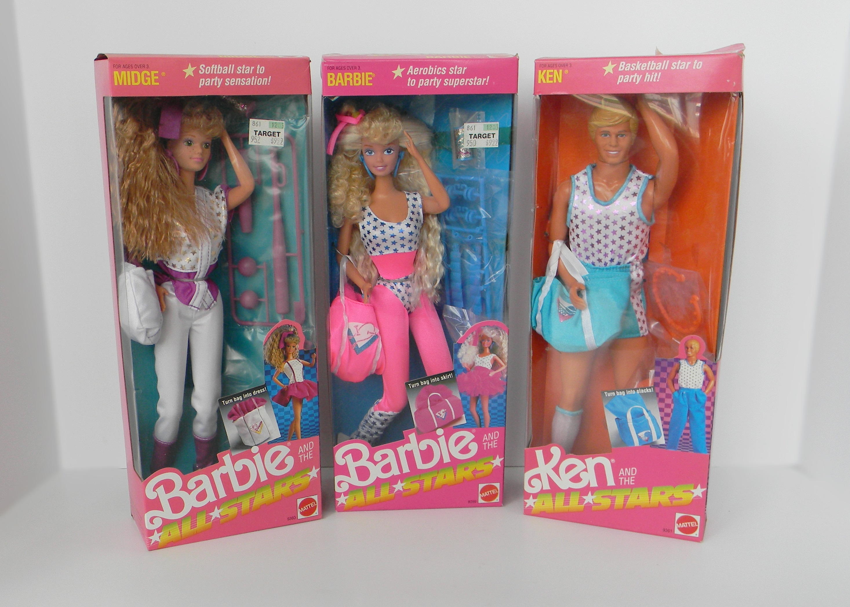 Vintage 1989 Barbie and the All Stars Doll Collection
