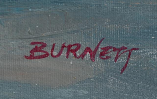 Original Oil Painting on Canvas  Signed by Caroline C. Burnett