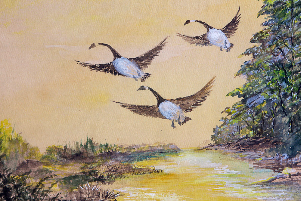 Two Framed Pieces of Artwork