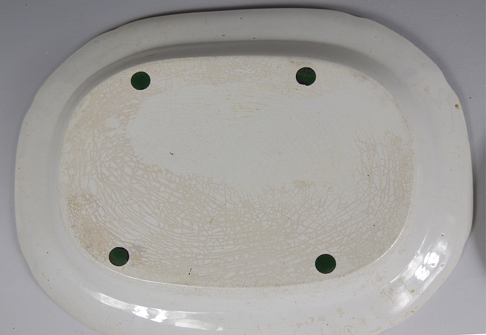 Vintage Willow Ware Platter and Plates