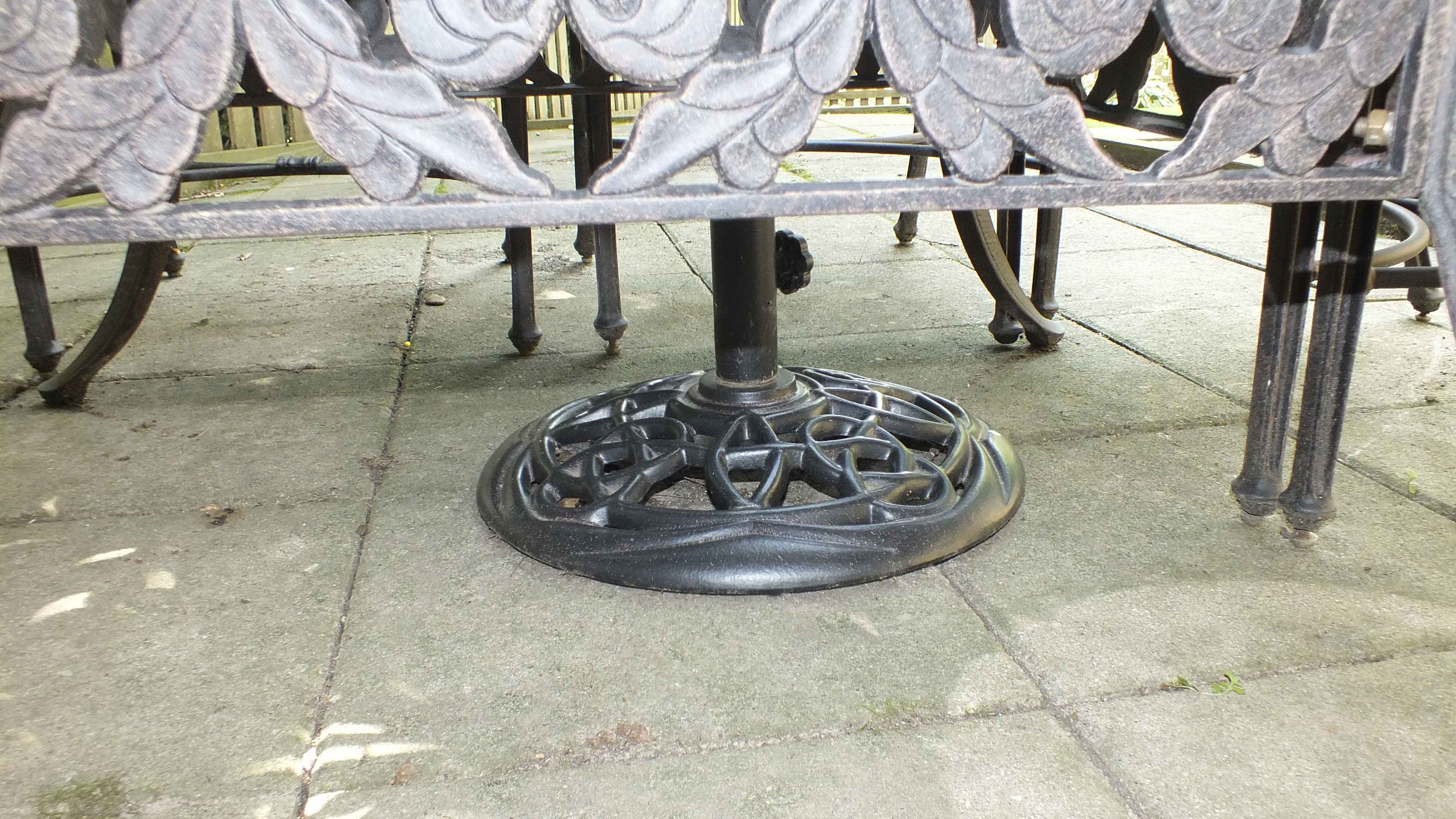Cast Iron Patio Dining Set