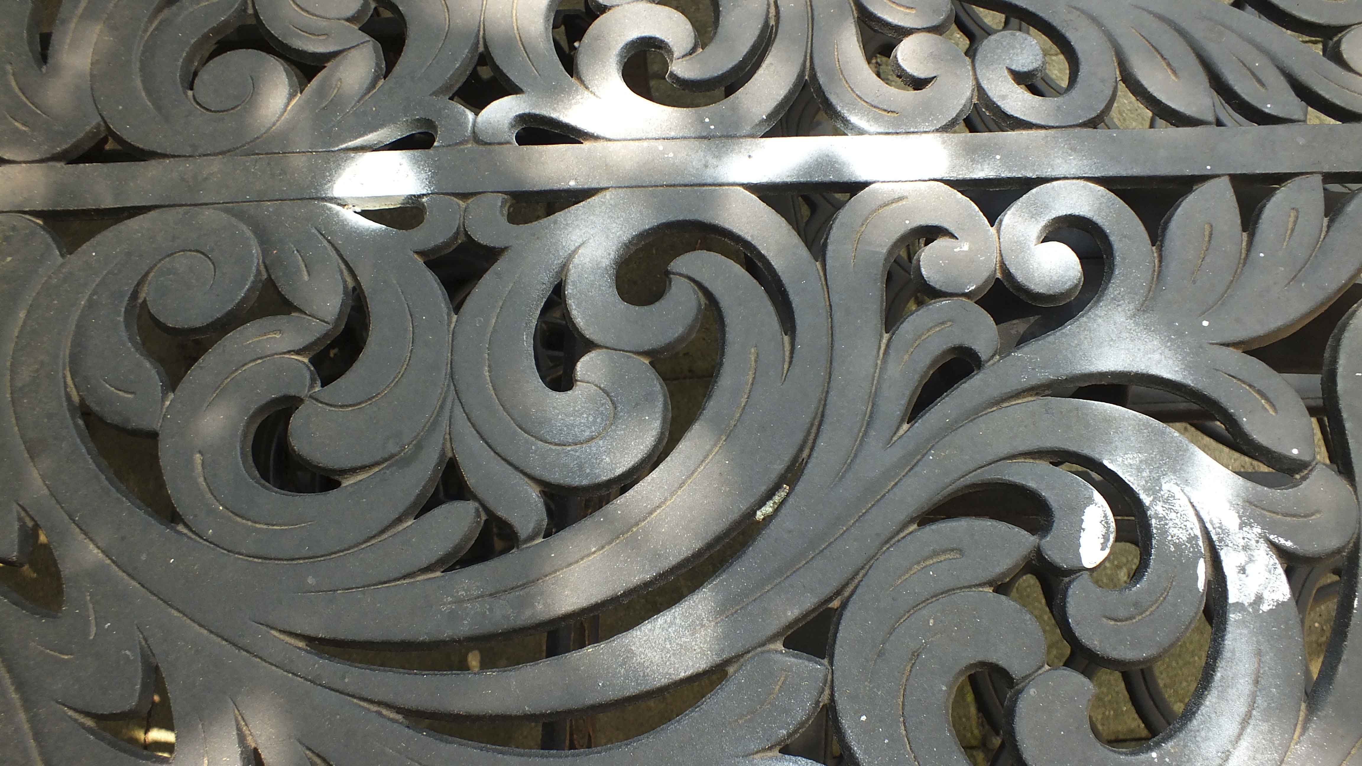 Cast Iron Patio Dining Set