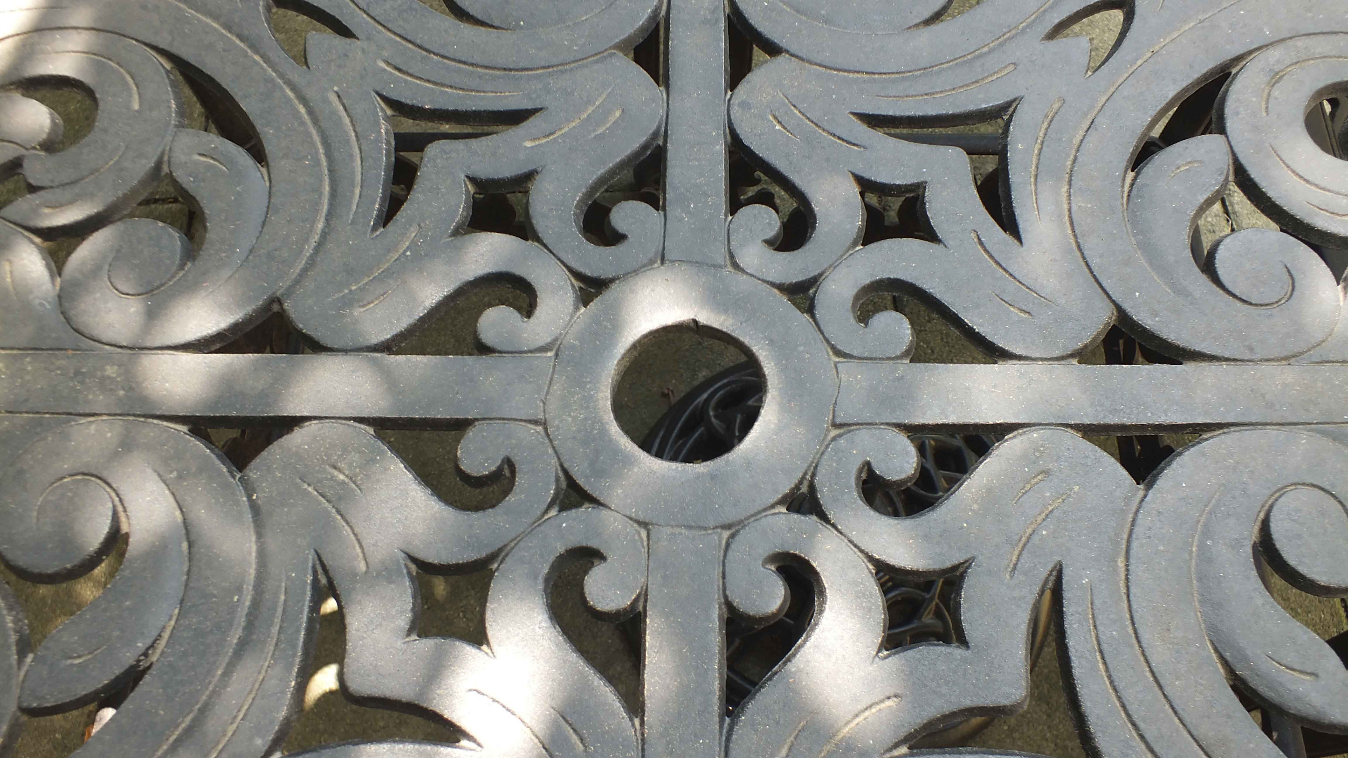 Cast Iron Patio Dining Set