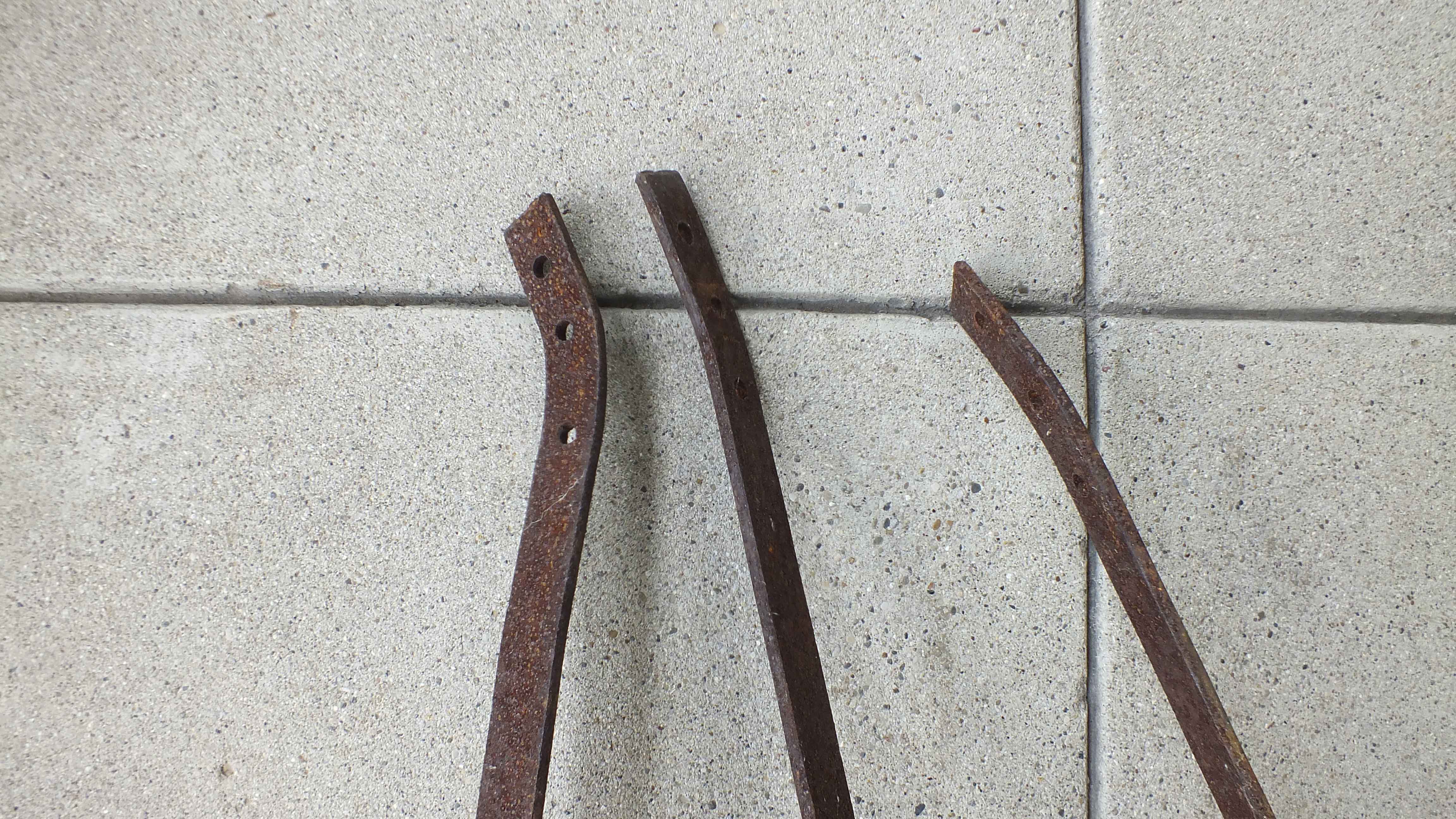 Three Antique Cast Iron Architectural Masonry Stars