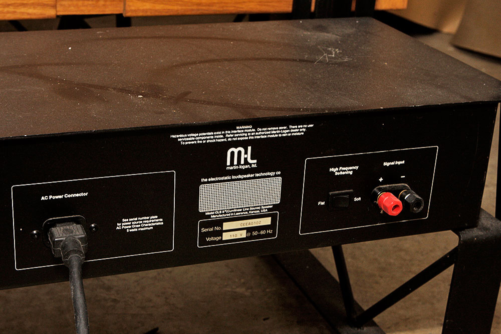 Large Martin Logan CLS II Speakers