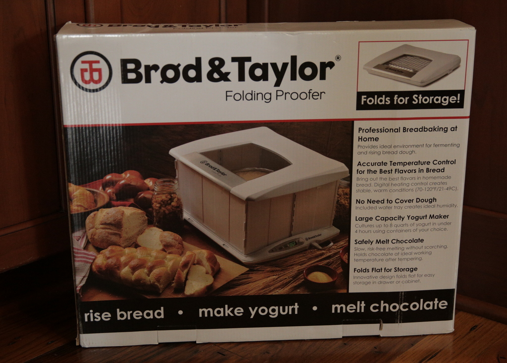 New Brod and Taylor Folding Proofer