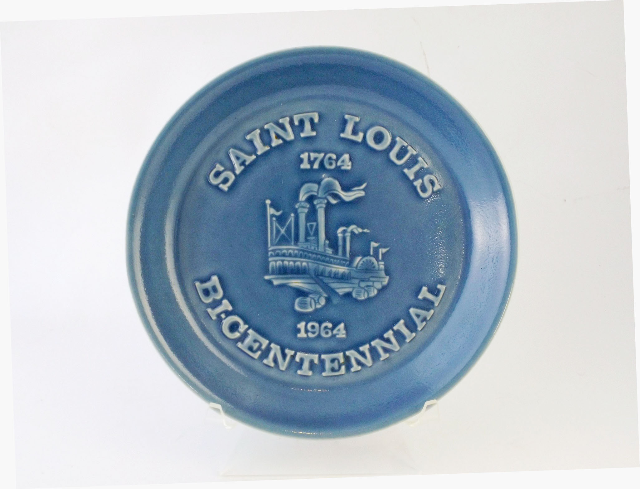 1964 Rookwood Pottery Saint Louis Bicentennial Plate
