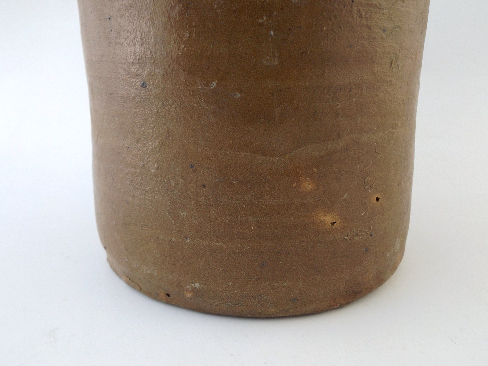 Brown Stoneware Jar