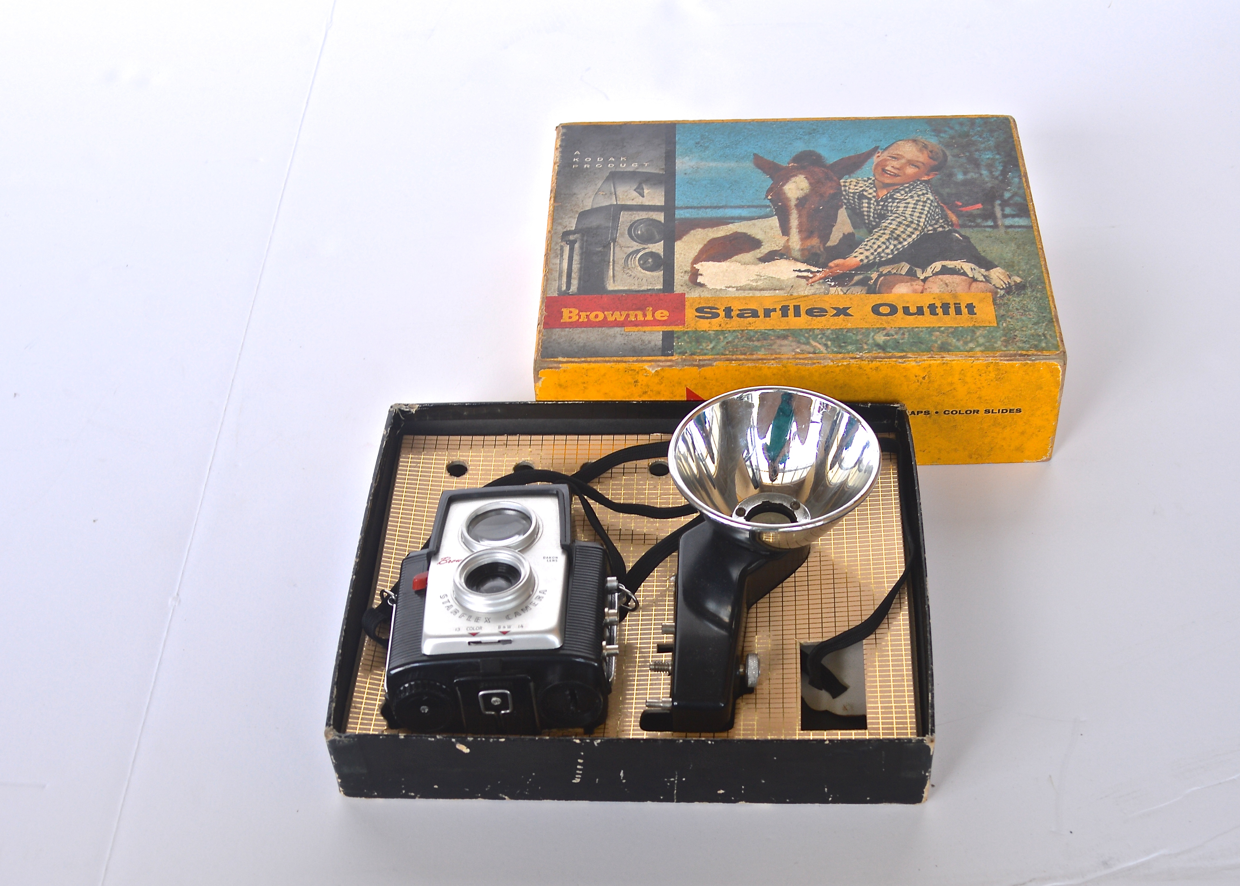 Vintage Kodak Brownie Starflex Outfit Camera