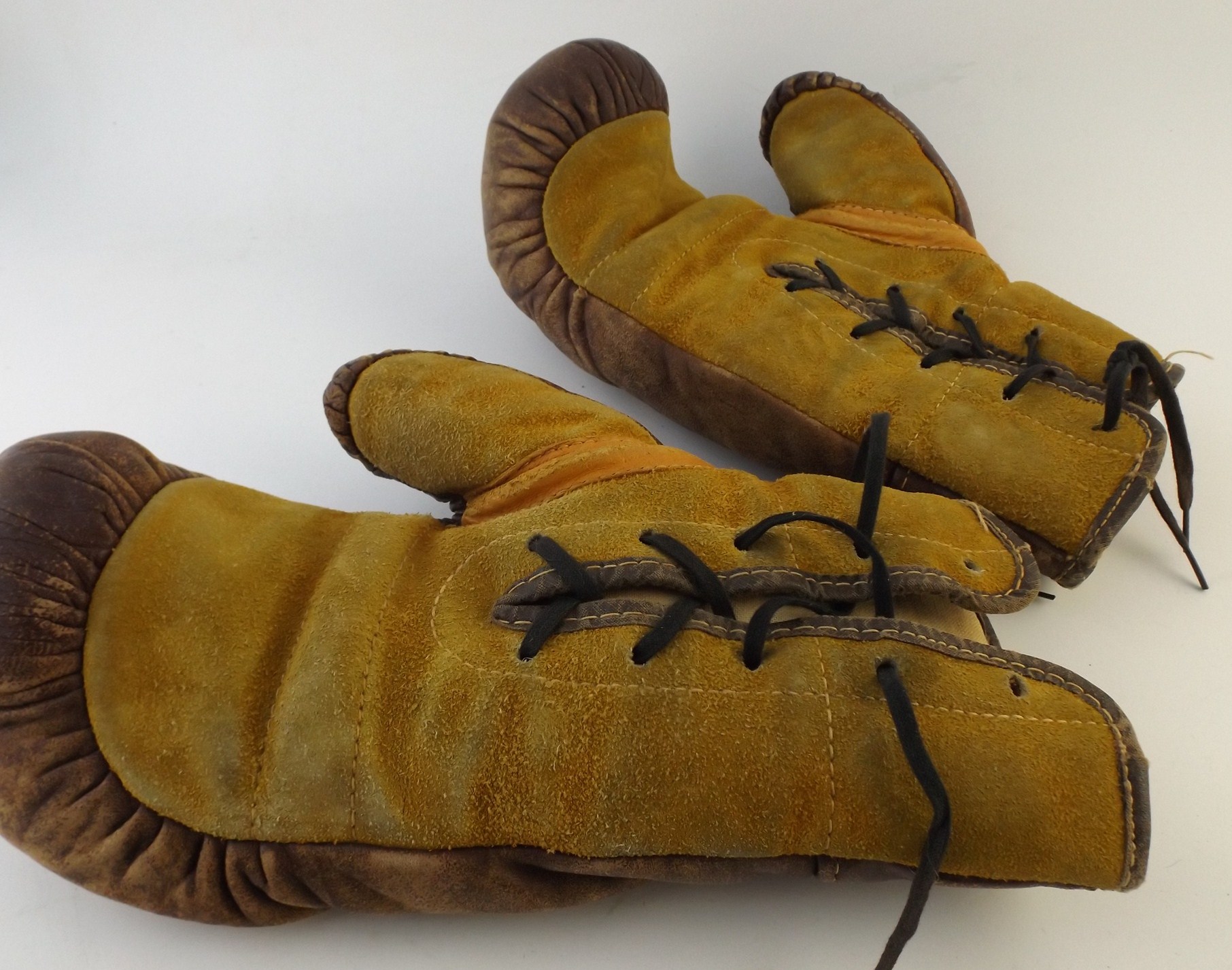 Vintage Leather Boxing Gloves