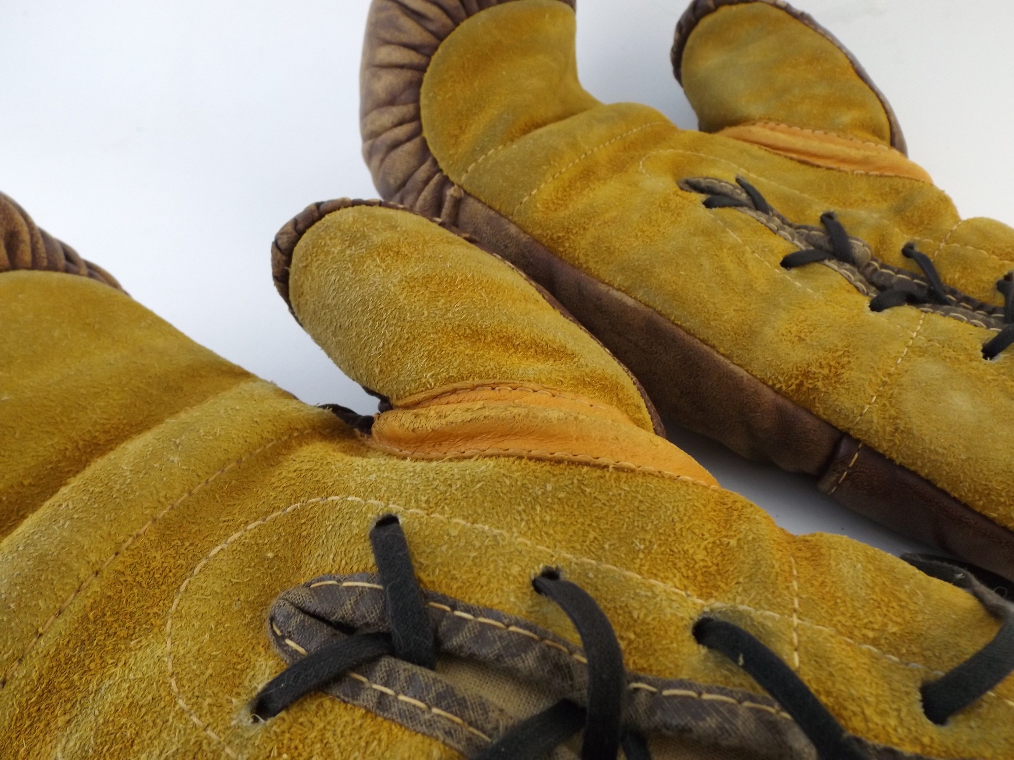 Vintage Leather Boxing Gloves