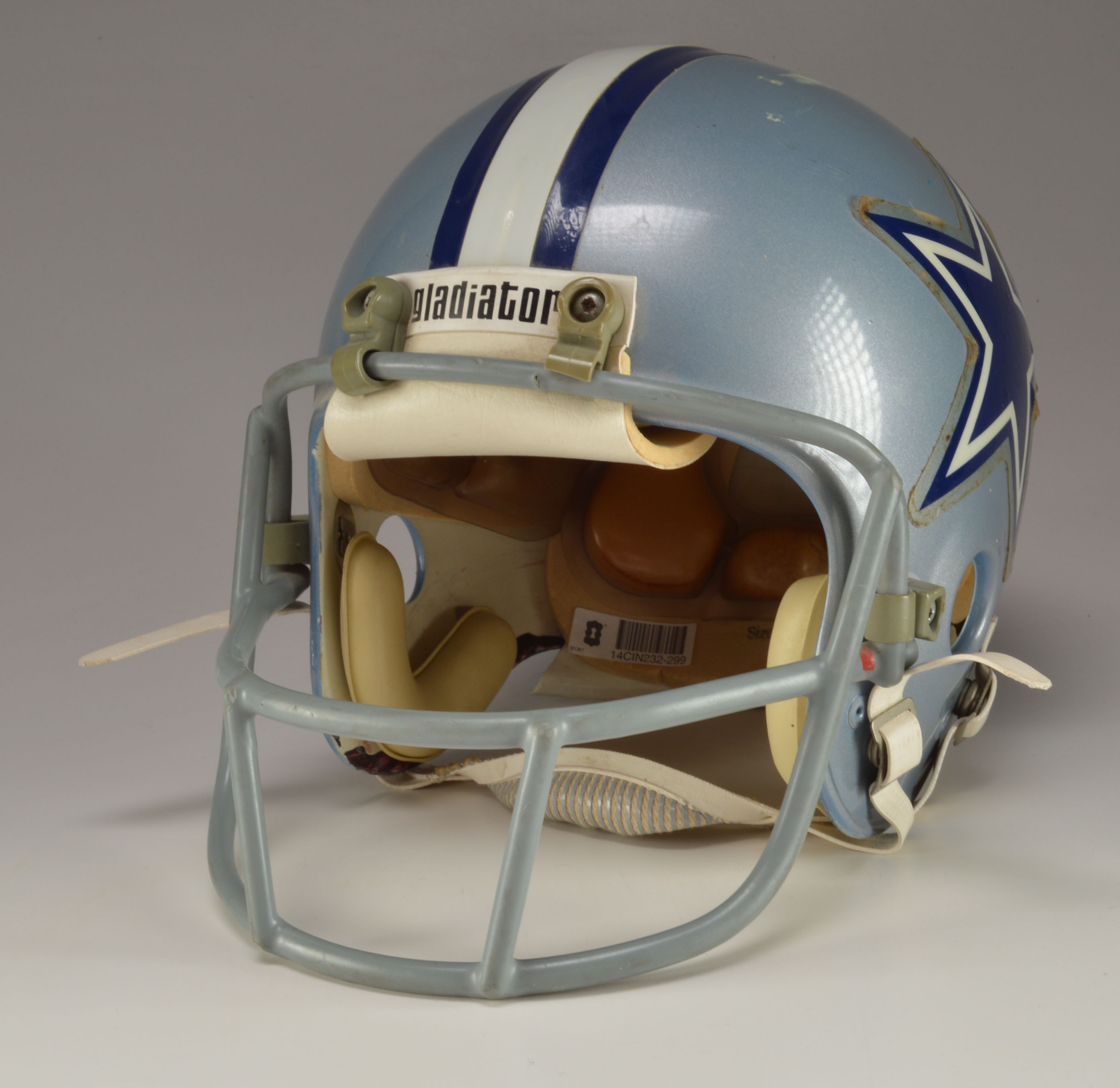 Vintage Tony Dorsett Worn Dallas Cowboys Football Helmet